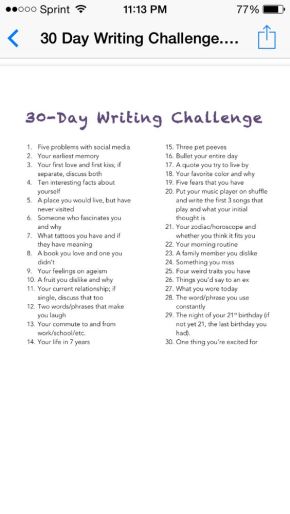 writing-challenge